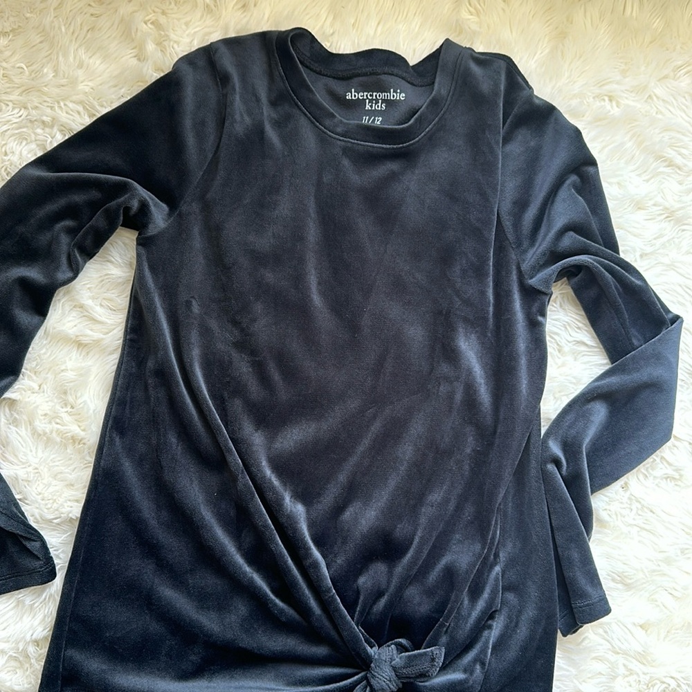 Abercrombie Kids Girls velvet Long Sleeve